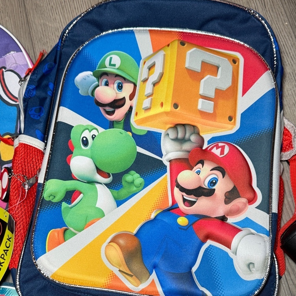 NEW! Kids Cartoon Character Backpack Boy Girl Backpacks - Picture 6 of 8